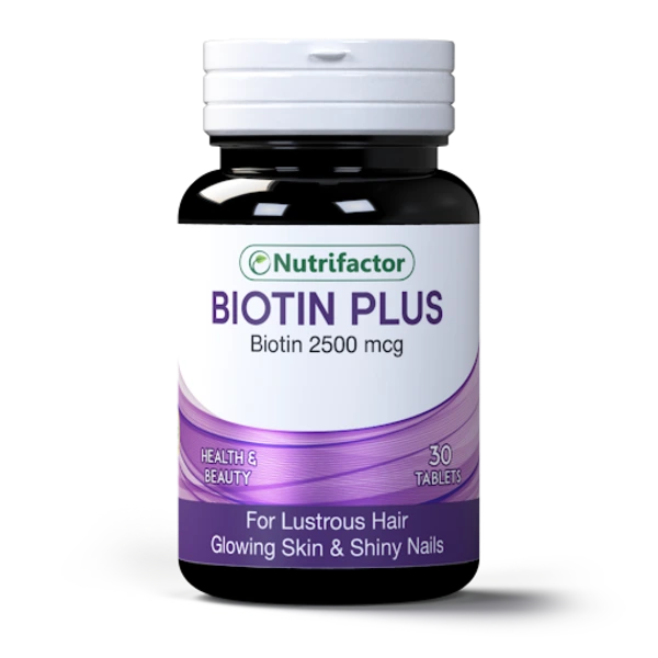 Nutrifactor Biotin Plus Tablets 2500mcg