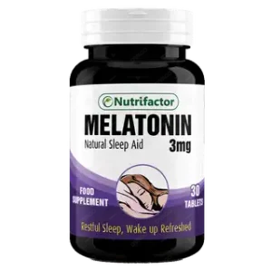 Nutrifactor Melatonin 3mg Tablets – natural sleep aid supplement
