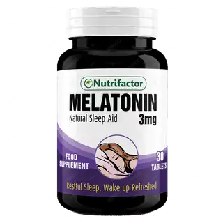 Nutrifactor Melatonin 3mg Tablets – natural sleep aid supplement