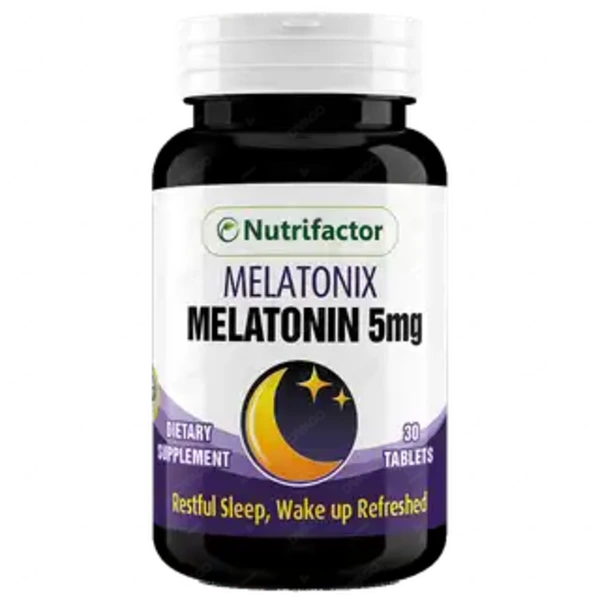 Nutrifactor Melatonix 5mg Tablets – natural sleep aid with melatonin
