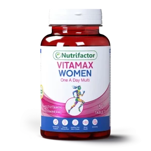 Nutrifactor Vitamax Women multivitamin bottle – daily health support for women