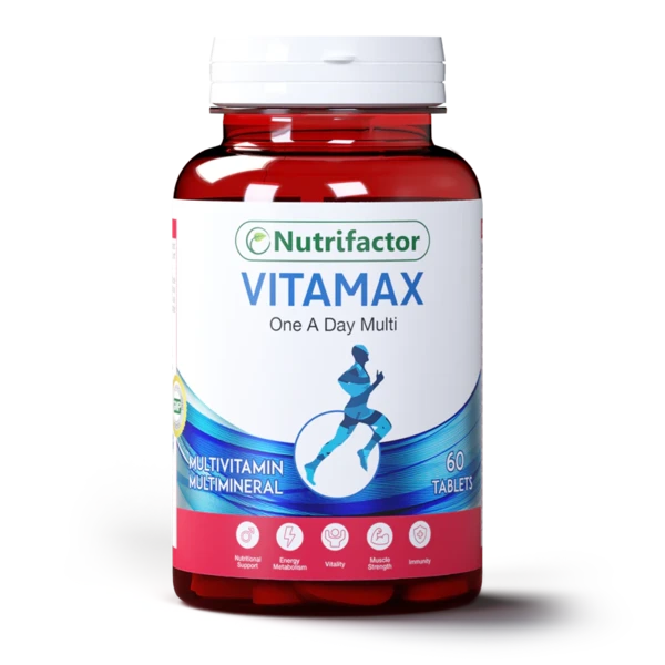 Nutrifactor Vitamax Men multivitamin supplement for daily male health support