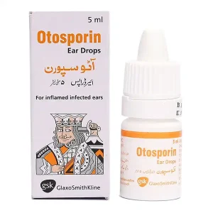 Otosporin Ear Drops 5ml – Antibiotic and anti-inflammatory ear medicine by GSK