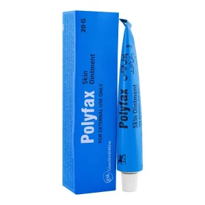 Polyfax Ointment 20g – Antibiotic cream with Polymyxin B and Bacitracin by GSK