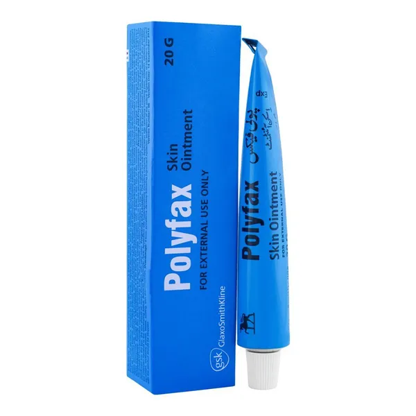 Polyfax Ointment 20g – Antibiotic cream with Polymyxin B and Bacitracin by GSK