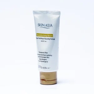 Skin Aqua Moisturizing Serum bottle 75ml with SPF protection