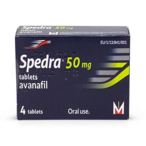 Spedra 50mg erectile dysfunction tablets pack