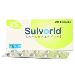 Sulvorid Tablets 25mg Levosulpiride for GERD, acidity, and digestion relief