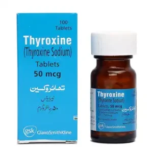 Thyroxine Tablets 50mcg by GSK for hypothyroidism treatment in Pakistan