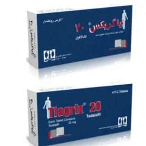 Tiagrix Tablets 20mg – Tadalafil for Erectile Dysfunction
