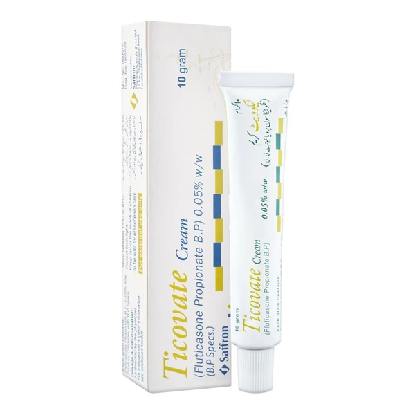 Ticovate Cream 10g – Powerful corticosteroid for skin inflammation and itching
