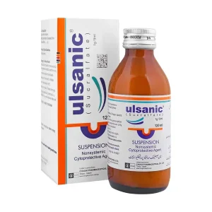 Ulsanic Suspension 120 ml Sucralfate for ulcer and acid reflux relief