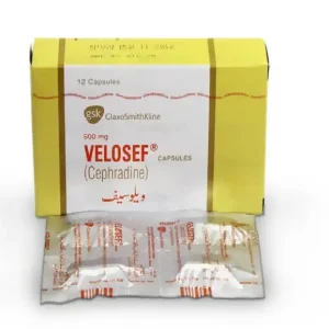 Velosef Capsules 500mg – Cephradine antibiotic medicine by GSK