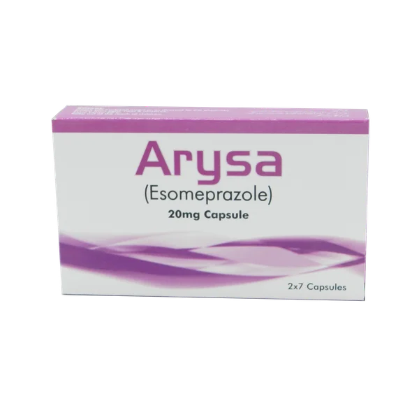 Arysa Tablet 20mg – Esomeprazole for Acid Reflux and Ulcer Relief