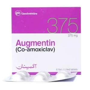 Augmentin 375mg Tablets – Co-Amoxiclav for bacterial infection relief