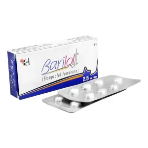 Barilol 2.5mg Tablets pack with Bisoprolol for hypertension and heart care