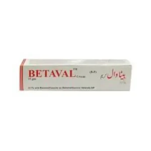 Betaval Cream 15gm – Potent steroid cream for inflammation and skin irritation