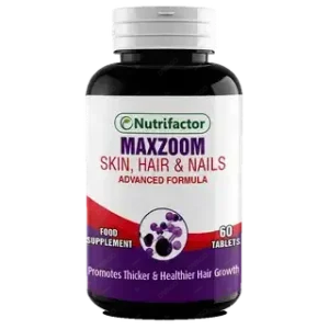 Nutrifactor Maxzoom 2000mcg Tablets – biotin supplement for hair, skin, and nails