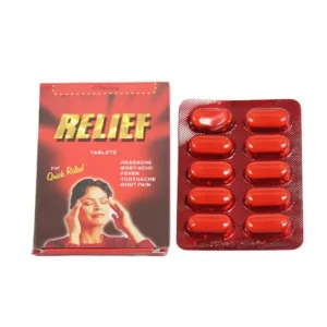 Relief Tablet – Ibuprofen & Paracetamol for Pain, Fever & Inflammation