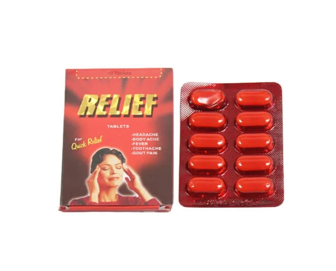 Relief Tablet – Ibuprofen & Paracetamol for Pain, Fever & Inflammation