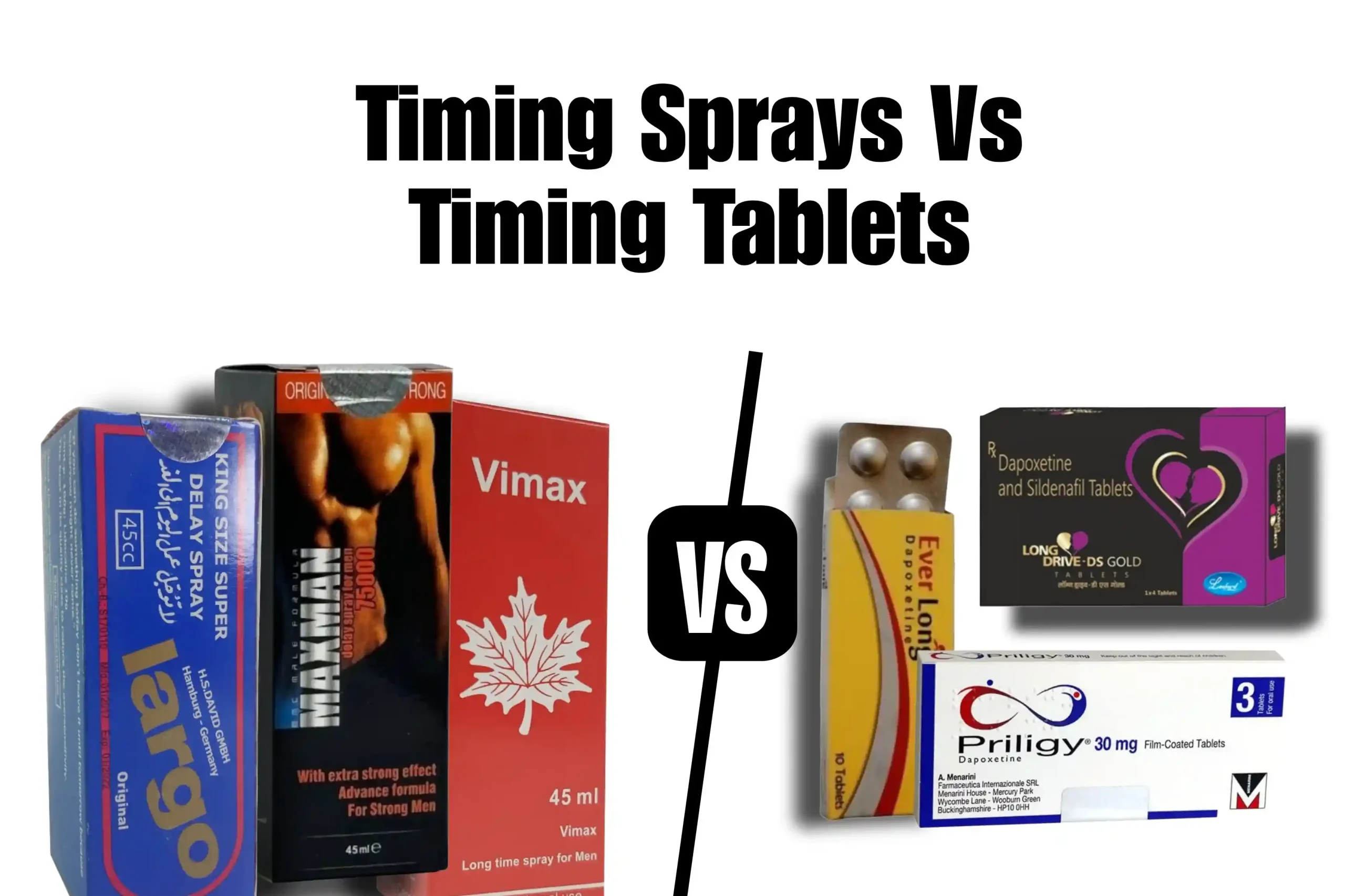 Delay Spray vs Timing Tablets: Which Is Best for Premature Ejaculation in 2025?