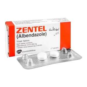 Zentel Tablets 200mg – Albendazole deworming medicine by GSK