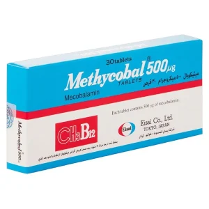 Methycobal Tablet 500mcg - Mecobalamin vitamin B12 supplement by Eisai