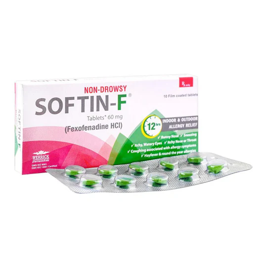 Softin-F 60mg 10 Tablets