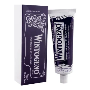 Wintogeno Balm 21.70% with Methyl Salicylate by Martin Dow - topical pain relief ointment tube and box with herbal design
