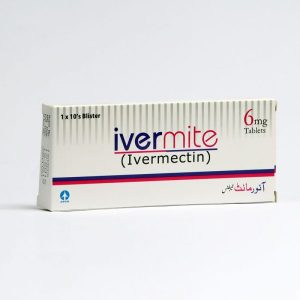 Ivermite 6mg tablets - ivermectin antiparasitic medication in blister pack, 1x10 tablets for parasitic infections
