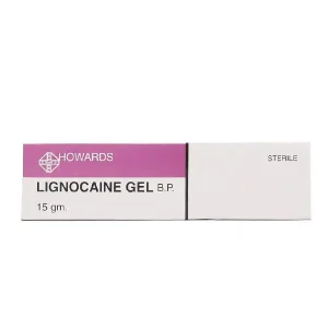 Howards Lignocaine Gel B.P. 15gm sterile tube - topical anesthetic for pain relief and numbing