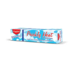 English Thandaaa Prickly Heat cream non-greasy formula for instant relief from heat rash and prickly heat irritation