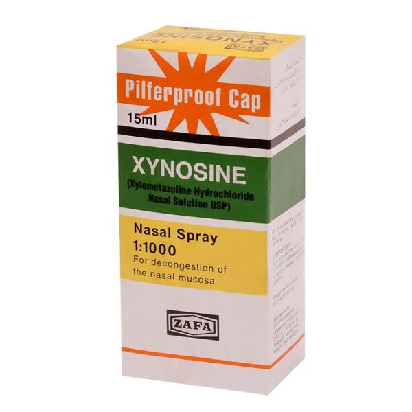 Xynosine Nasal Spray 15ml by ZAFA – Xylometazoline Hydrochloride Nasal Solution for nasal congestion relief