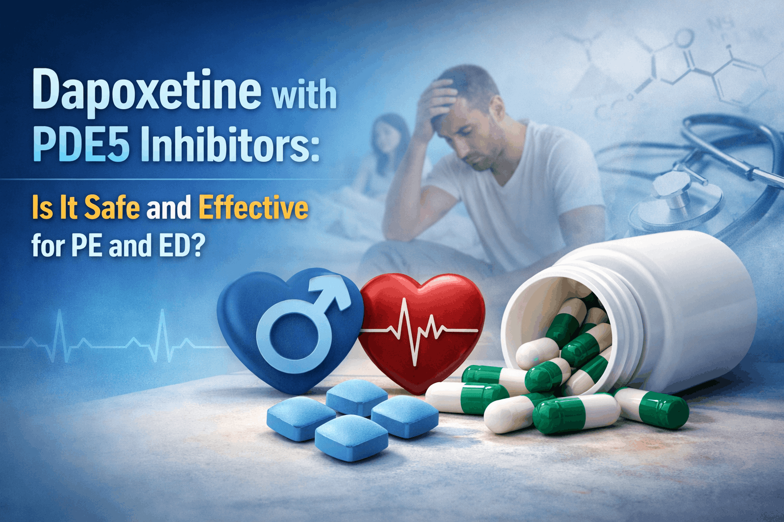 Dapoxetine with PDE5 Inhibitors: Is It Safe and Effective for PE and ED?