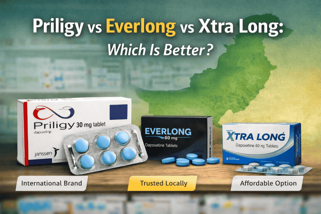 Priligy vs Everlong vs Xtra Long: Which Is Better For Premature Ejaculation (Timing)?