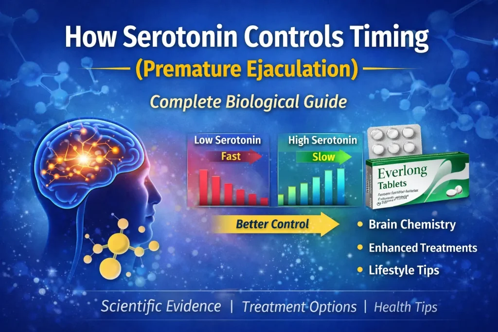 How Serotonin Controls Timing (Premature Ejaculation) – Complete Biological Guide