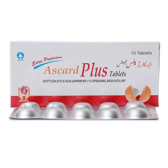 Ascard Plus 81mg+75mg Tablets