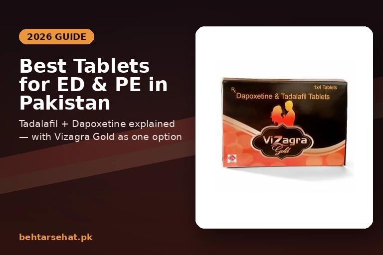 Best Tablets for Erectile Dysfunction and Premature Ejaculation in Pakistan (2026 Guide)