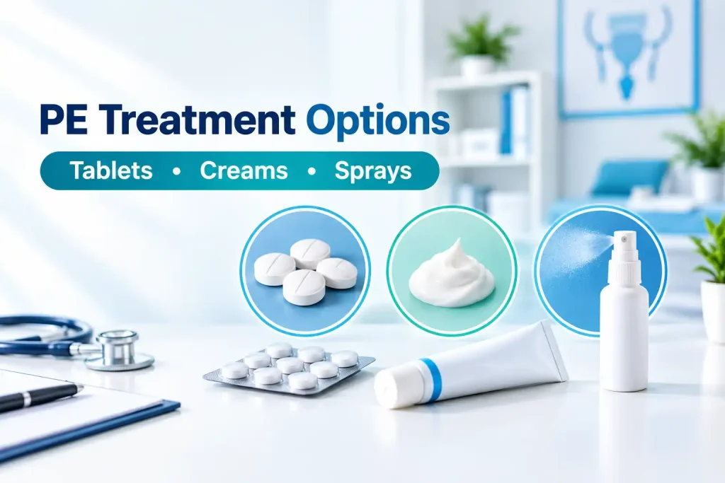 Which Premature Ejaculation Treatment Lasts Longest? Tablets vs Creams vs Sprays